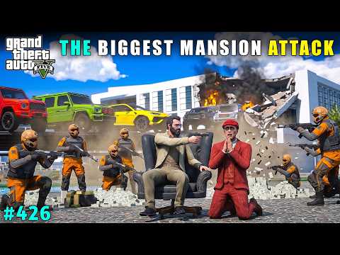 THE BIGGEST ATTACK ON A BILLIONAIRE MANSION! π±π₯| GTA V 426