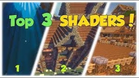 Minecraft 1.8 Top 3 shaders packs (seus,KUDA and lagless shader)