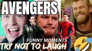 Avengers Funny Moments | Try not to laugh #avengers