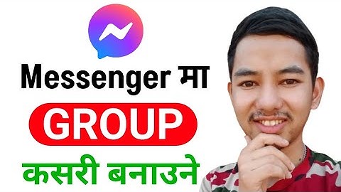 Messenger group kasari banaune | Messenger ma group kasari banaune | How to create messenger group