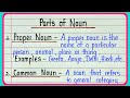 Learn all types of noun | english grammar | How many kinds of noun | Types of noun their definition