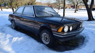 Starting Bmw E21 After 25 Years Test Drive