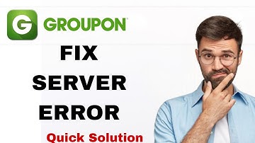 How To Fix And Solve Server Error On Groupon App | Easy Fix