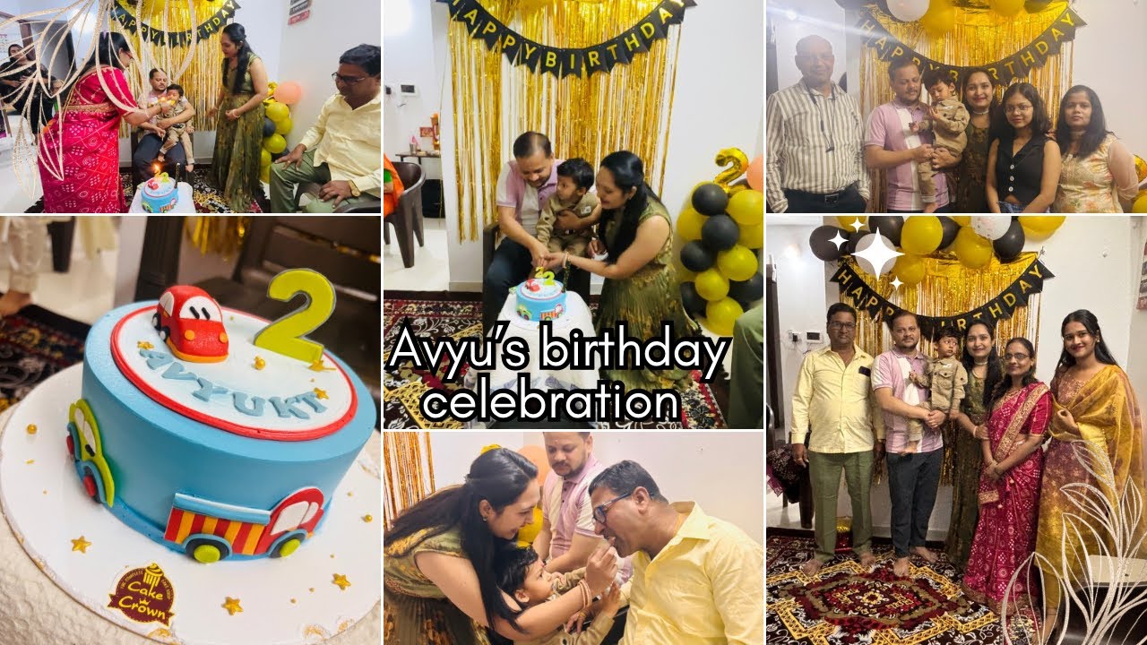 Maze Mummy Papa ani avyu che nanu nani aale 🤗🥰 | Avyu 😍 ch birthday celebration 🎉🎂@Deepikapunekar 