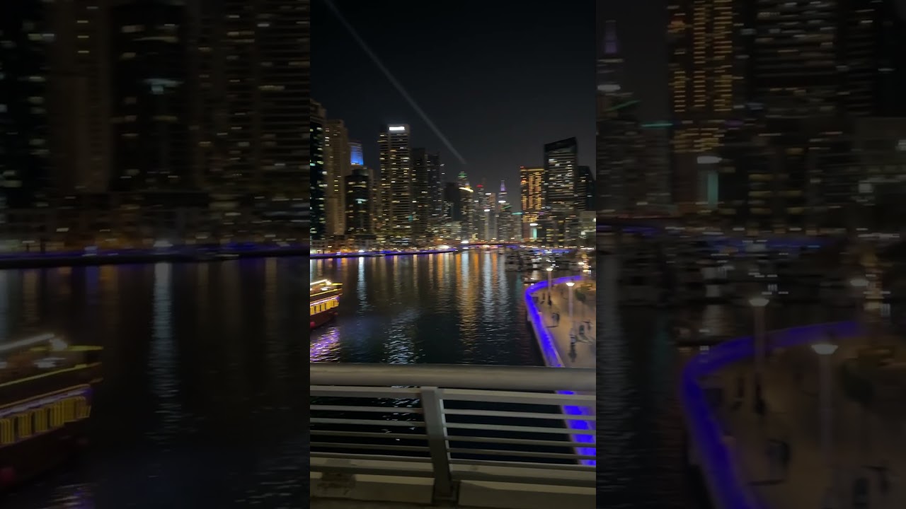 Evening in Dubai Marina 