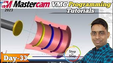 Mastercam 2024 Tutorial: Undercut Groove Programming Step-by-Step - CNC Machining #mastercam