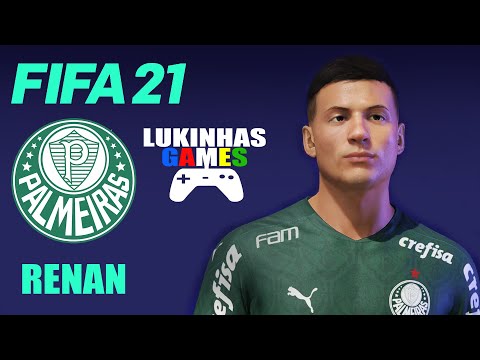 FIFA 21 | RENAN | PALMEIRAS | FACE REALISTA | LOOK ALIKE | HOW TO MAKE | PRO CLUBS | TUTORIAL