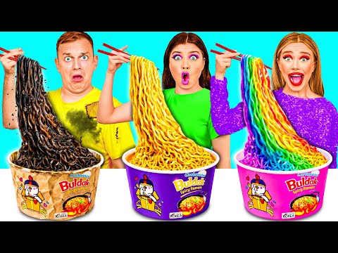 Rich vs Broke vs Giga Rich Food Challenge | Funny Kitchen Hacks by BaRaDa Challenge