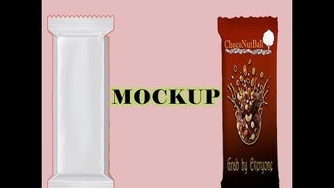 Create a Chocolate   Mockup in adobe Photoshop #tutorial #photoshop #shorts