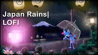 LOFI Rain 🌧️ GHIBLI art NIGHT ambience 🏮 Chill beats to Study and Sleep at night 💤 Rainy MUSIC 🎶