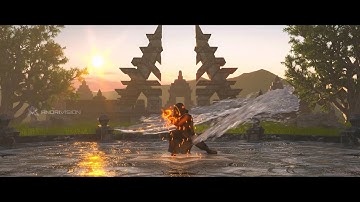 Water bending in Moving Meditation 3D challenge +Breakdown