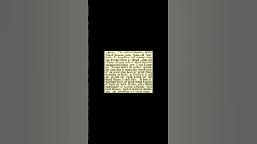 State: Encyclopedia of Freemasonry By Albert G. Mackey