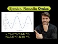 Ejercicio de Ondas Resuelto Física Bachillerato Universidad (expresar la ecuación de una onda y más)