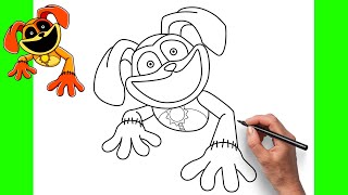 How to Draw DOGDAY | POPPY PLAYTIME CHAPTER 3 | EASY