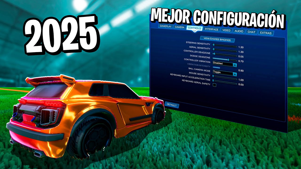 ✅ LA MEJOR CONFIGURACIÓN PARA ROCKET LEAGUE 2025 (PS4/XBOX/PC) CONTROLES, CÁMARA, AJUSTES DE VÍDEO..