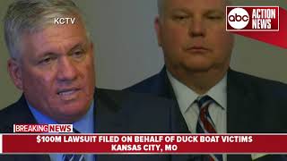 $100 million lawsuit filed on behalf of duck boat victims | Press Conference