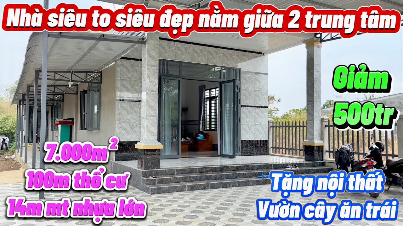 Siêu phẩm đẹp mê mẩn Nhà vườn mặt tiền kinh doanh. Hàng cực hiếm. Giảm hẳn 500tr, tặng nội thất.