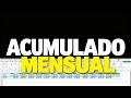 Reporte Dinámico en Excel - Obtener el acumulado mensual y mostrar solo datos que necesites