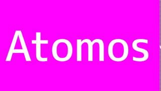 How to say Atoms in Spanish