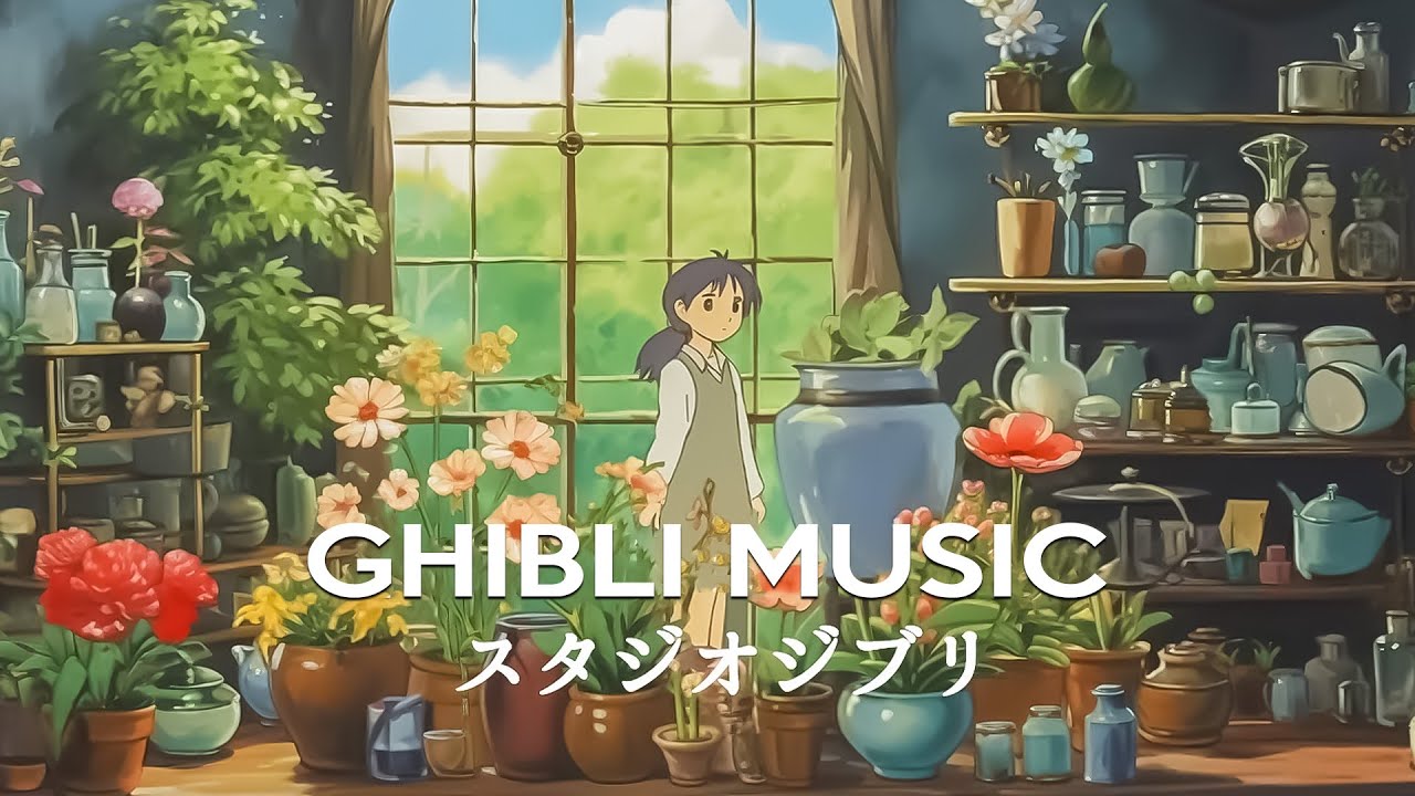 【Best Ghibli Piano】聴きたいジブリOST集 🌿Ghibli music brings positive energy 🌸🎶