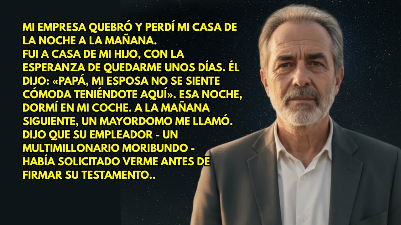Mi Empresa Quebró Y Perdí Mi Casa: Fui A Casa De Mi Hijo Con La Esperanza De Quedarme
