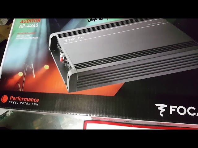 Jeff tan tutorial / focal auditor AP-4340 amp - YouTube
