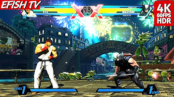 Ryu vs Wolverine - Ultimate Marvel vs Capcom 3 (PS5 4K 60FPS)