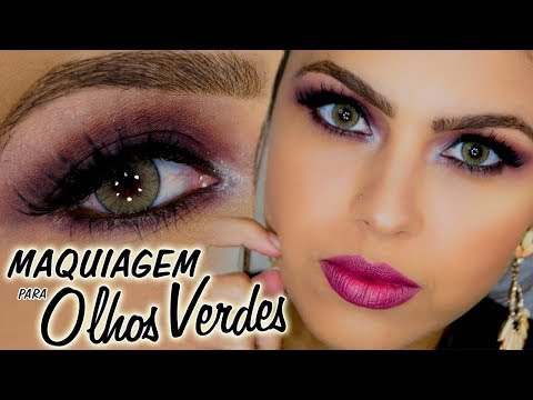 Vídeo: 4 maneiras de fazer maquiagem para olhos verdes