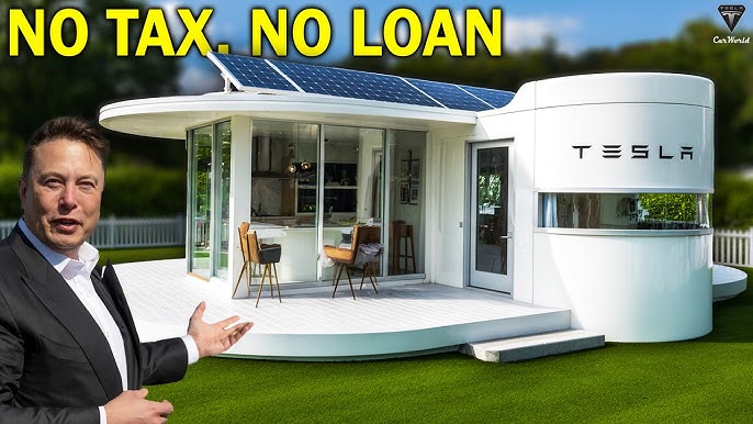 Elon Musk Anounces Tesla Tiny House $7,999 Finally Here! Free Land No Tax! What's Inside AMAZING! - YouTube