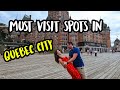 MUST VISIT PLACES IN QUEBEC CITY: MONTMORENCY FALLS + OLD QUEBEC (Quebec Canada Series Pt 4)