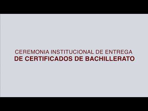 Ceremonia Institucional de Entrega de Certificados de Bachillerato de la Escuela Preparatoria #7