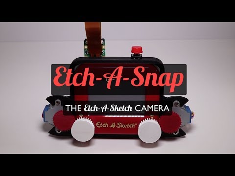 Etch-A-Snap — A Raspberry Pi powered Etch-A-Sketch Camera