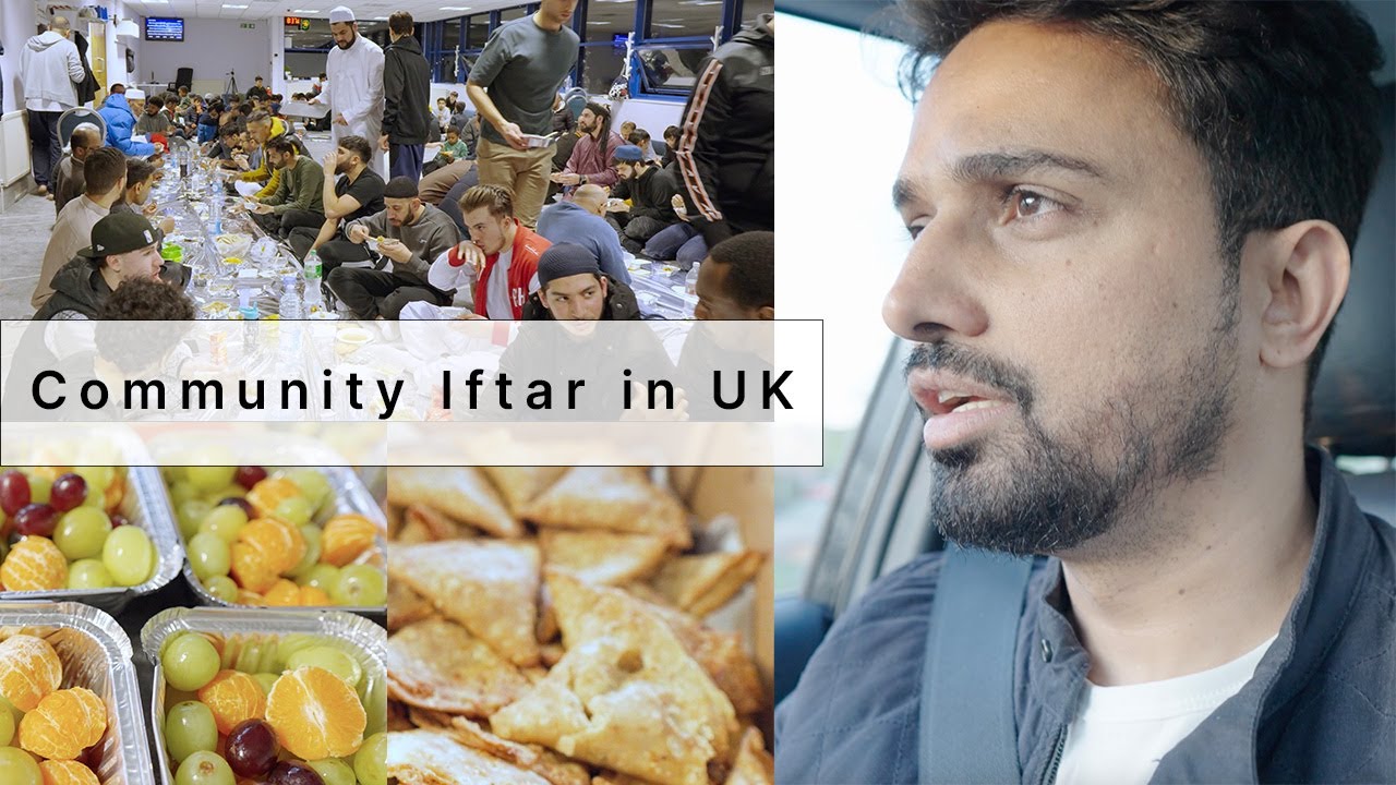 Amazing Community Iftar in UK 2023 United Kingdom Urdu Vlog YouTube