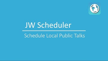 NW Scheduler Help | Schedule Local Public Talks