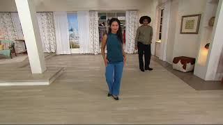 Denim & Co. "How Timeless" Stretch Denim Pull-On Jeans on QVC