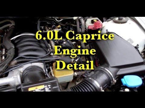 Chevy Caprice engine detail - YouTube