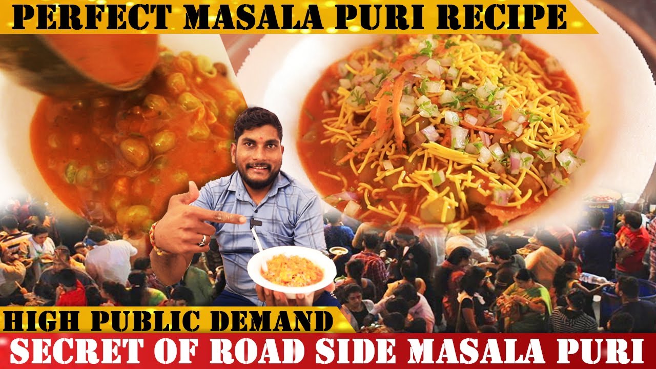 D Boss favourite ಹೊಟ್ಟೆಪಾಡು - Hotte Paadu Chats Masala puri Recipe | ಪಕ್ಕಾ ಗಾಡಿಯಲ್ಲಿ ಸಿಗೋ ಮಸಾಲ ಪುರಿ|