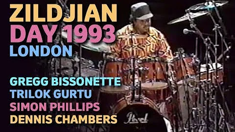 Zildjian Day London 1993  -  Gregg Bissonette, Tri...