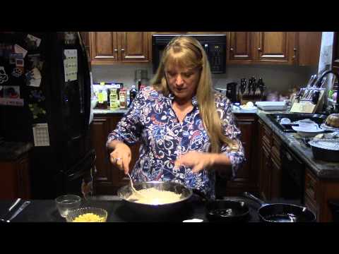 Lori Frazee AKA Barn Goddess , makes Corn Bread easy and tasty