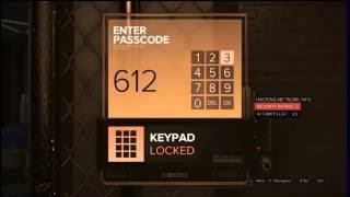 Deus Ex Mankind Divided - The Utulek Complex - Keypad Code