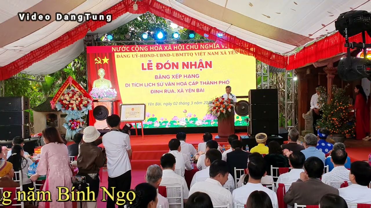 Khai mạc lễ đón nhận bằng xếp hạng di tích lịch sử văn hóa cấp thành phố Đình làng Rùa
