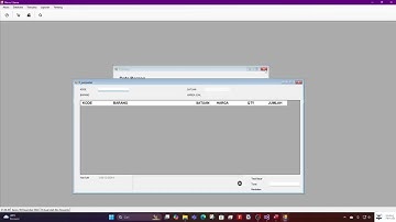 Praktek Hari ke 5 : Desain Form Penjulan Barang | Aplikasi Kasir Database MS. Access part 2