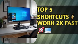 TOP 5 Windows Shortcuts Jo Tamari Work Speed 2X Kari Deshe ⚡ | @Shreeji Tech Class