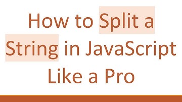 How to Split a String in JavaScript Like a Pro