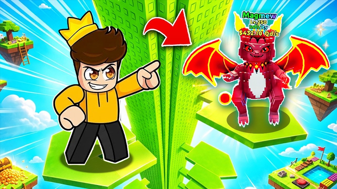 NOOB TO PRO IN ROBLOX GROW BEANSTALK FOR BRAINROTS! PART4