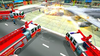Lính Cứu hỏa chữa Cháy đội cứu hộ Khẩn cấp | City fire emergency call | android game play screenshot 4
