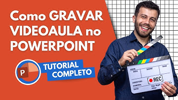 Como gravar uma VIDEOAULA no POWER POINT  - Tutorial Completo