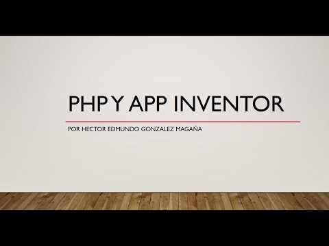 PHP y App Inventor