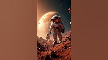 Landing on mars  #shorts #space #nasa #moon #mars #ai