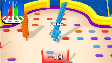 Bridge Race – Level 2 Full Gameplay | Fun & Satisfying Mobile Game (Android/iOS